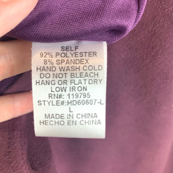 Moon Burgundy Open Sides Dress Large - Picture 9 of 10